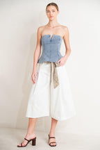 MARBELLA MOMENT WOVEN CULOTTE PANTS