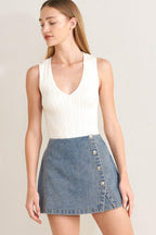 SANTA MONICA DENIM SKORT