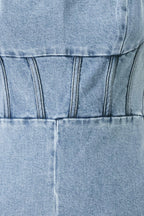 SKYLINE SWEETHEART DENIM JUMPSUIT