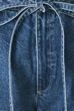 BLUE HONEY OVERSIZE DENIM PANTS