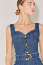 WESTSIDE GLAM DENIM JUMPSUIT
