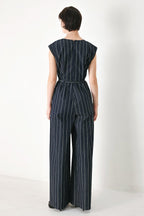 SOFT LINE ROMANCE WOVEN JUMPSUIT