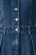 RUNWAY HIT LINE DENIM JUMPSUIT