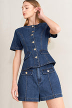 FOREVER STYLISH DENIM SHORTS