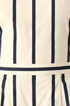 MONACO STRIPE WOVEN JUMPSUIT