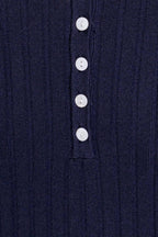 SO MAGNETIC NAVY SWEATER MIDI DRESS