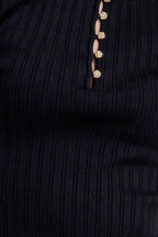 MODERN CURL SWEATER KNIT TOP