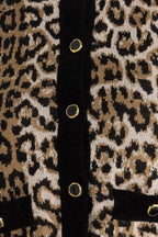 URBAN GODDESS LEOPARD SWEATER CARDIGAN