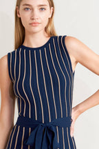 SMOOTH WEIGHTED FEEL KNIT MIDI DRESS
