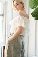 LOVE GALORE EMBELLISHED TOP