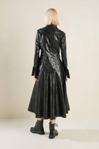 MY HEART TO YOU FAUX LEATHER TOP