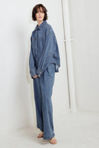 OFFLINE EDGE INDIGO DENIM TOP