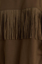 FRINGE CITY PULLOVER KNIT TOP