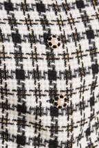 MONA CHECK TWEED VEST