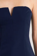 NOIR CONTOUR WOVEN TOP