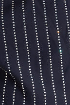 GEOMETRIC EDGE WOVEN TOP