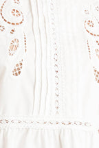 SILENT MORNING WOVEN TOP