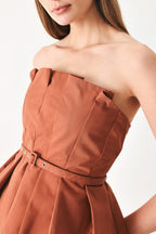 PURE FRAME WOVEN TUBE TOP