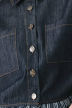 POWER SOFT WOVEN CROP JACKET