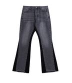 CHARCOAL SPLIT DENIM