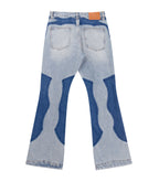 AZUL SPLIT PATCHWORK DENIM