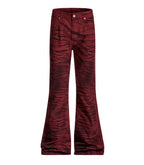 RED TIGER FLARE DENIM