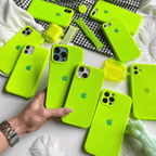 iPhone Silicone Case (Fluorescent Green)