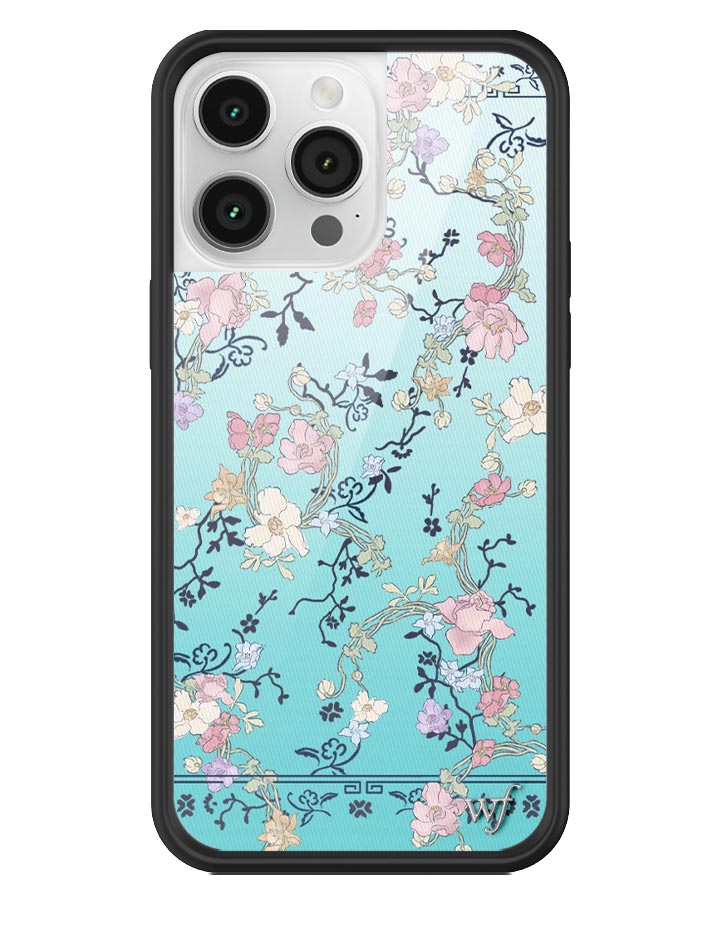 Gallery Girlie Blue iPhone Case