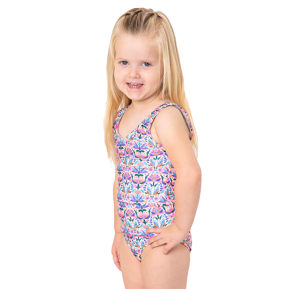 V Neck Tankini Top (Girls)
