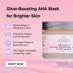 Organic AHA Face Mask – Renewing Treatment for Exfoliation & Glow