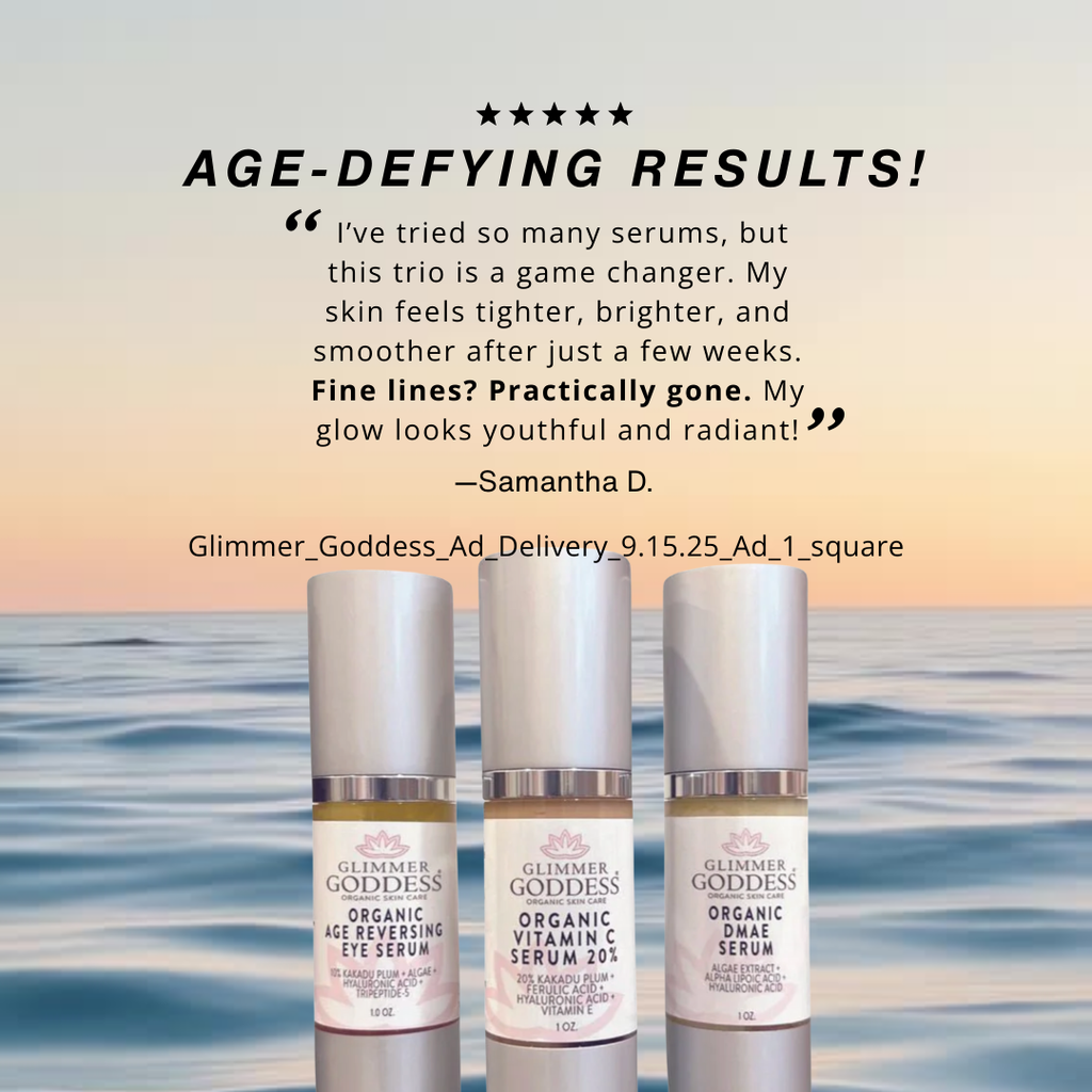 Organic Anti-Aging Trio – Vitamin C & Firming Serums