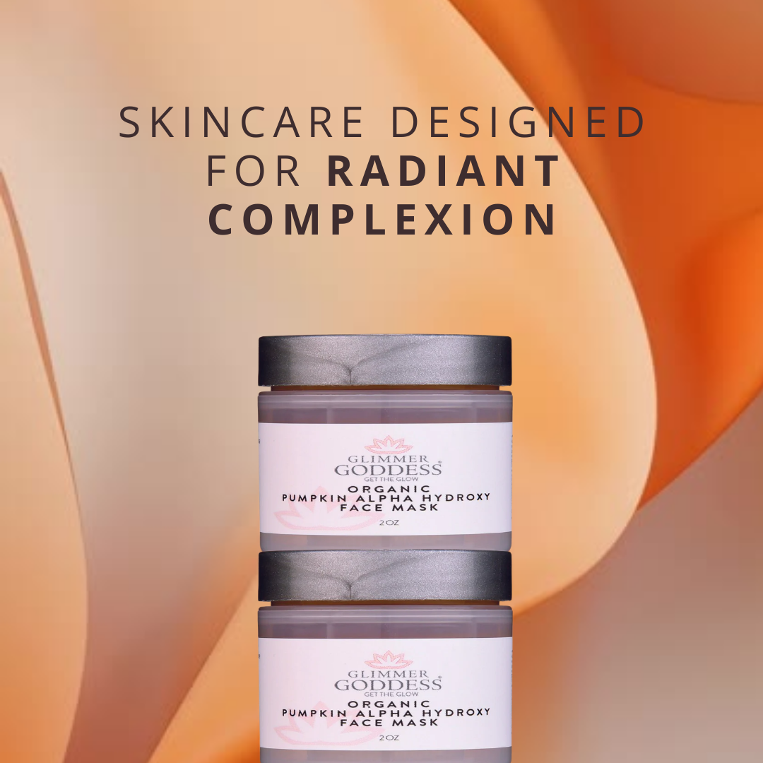 Organic Pumpkin AHA Face Mask – Exfoliating Treatment for Wrinkles & Glow