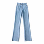 Women Straight Baggy Mom Jeans 2021 Oversize