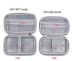 Hard Travel Electronic Organizer Case for Power Adapter Chargers Cables Power Bank USB Flash Disk SD Card Portable Accessories