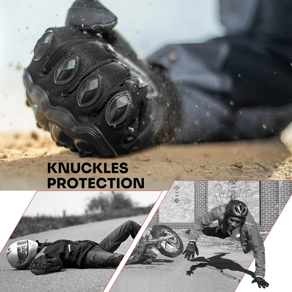 Gloves Summer Riding Hard Knuckle Touchscreen Gloves