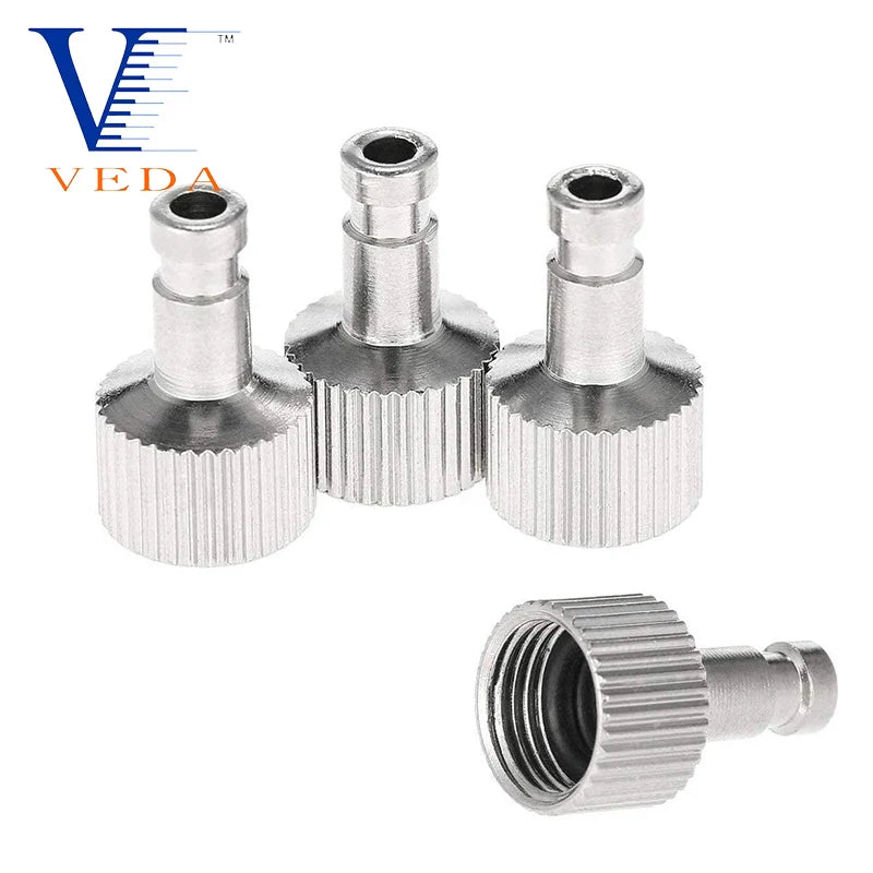 1/2/5Pcs Airbrush Quick Release Plug Coupling Disconnect Coupler Release Adapters with 1/8"Male Fitting Airbrush Accessories