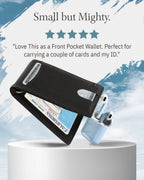 Money Clip Bifold Wallet W/ Pull Strap