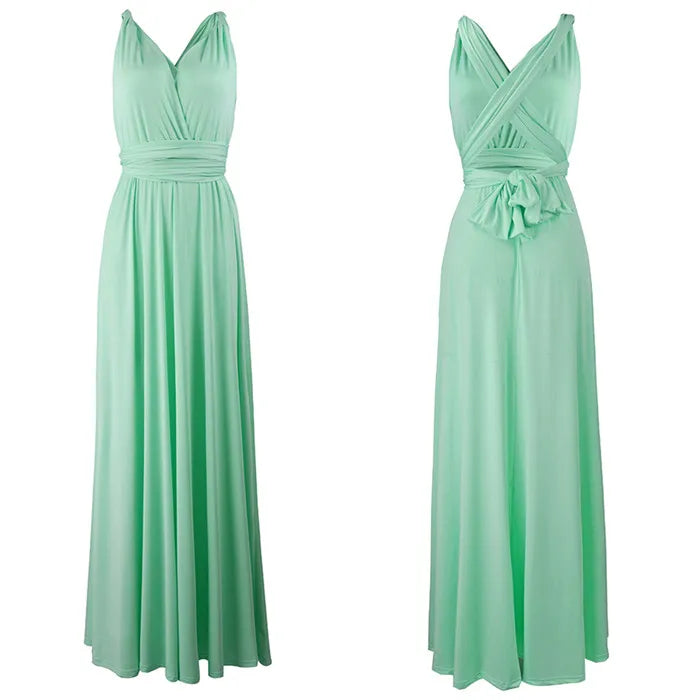 Women Long Party Dress Club Floor-Length Summer Backless Bandage Maxi Dress Multiway Bridesmaids Boho Women Dress Vestidos