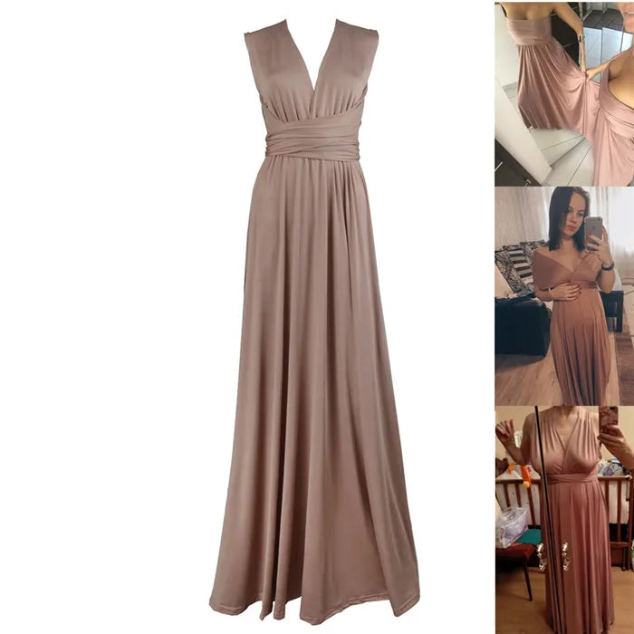 Women Long Party Dress Club Floor-Length Summer Backless Bandage Maxi Dress Multiway Bridesmaids Boho Women Dress Vestidos