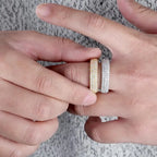 925 Sterling Silver Stamp Full Iced Out Cubic Zirconia Ring