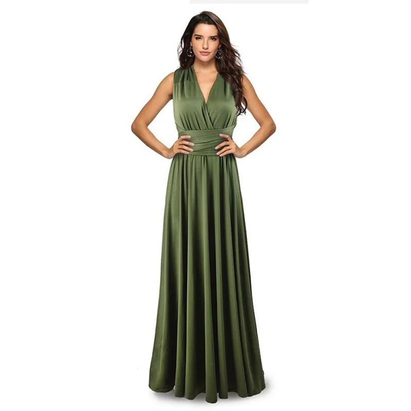 Women Long Party Dress Club Floor-Length Summer Backless Bandage Maxi Dress Multiway Bridesmaids Boho Women Dress Vestidos