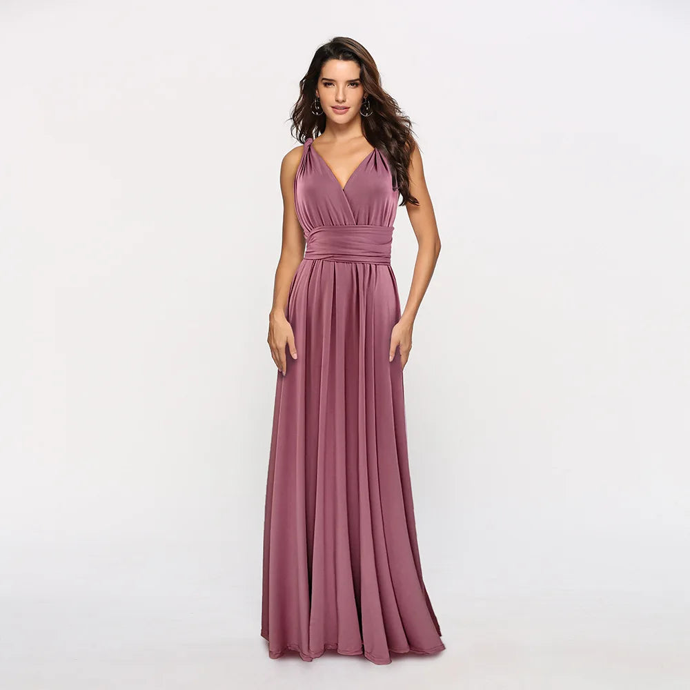 Women Long Party Dress Club Floor-Length Summer Backless Bandage Maxi Dress Multiway Bridesmaids Boho Women Dress Vestidos