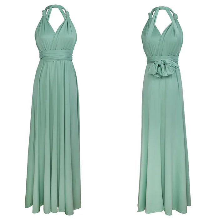 Women Long Party Dress Club Floor-Length Summer Backless Bandage Maxi Dress Multiway Bridesmaids Boho Women Dress Vestidos