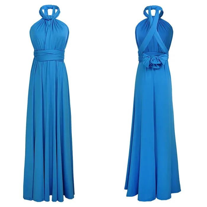 Women Long Party Dress Club Floor-Length Summer Backless Bandage Maxi Dress Multiway Bridesmaids Boho Women Dress Vestidos