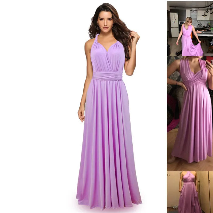 Women Long Party Dress Club Floor-Length Summer Backless Bandage Maxi Dress Multiway Bridesmaids Boho Women Dress Vestidos