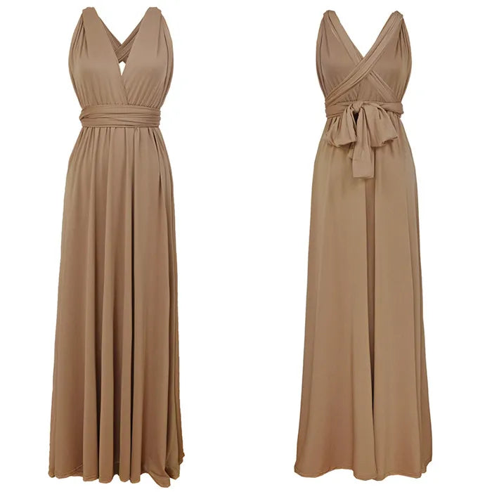 Women Long Party Dress Club Floor-Length Summer Backless Bandage Maxi Dress Multiway Bridesmaids Boho Women Dress Vestidos