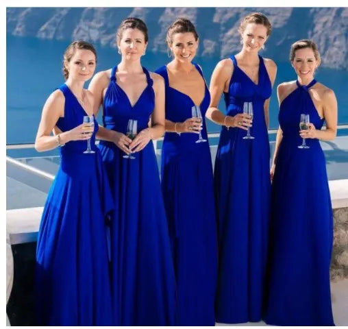 Women Long Party Dress Club Floor-Length Summer Backless Bandage Maxi Dress Multiway Bridesmaids Boho Women Dress Vestidos