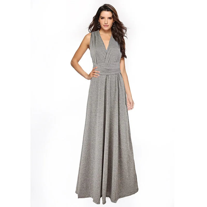 Women Long Party Dress Club Floor-Length Summer Backless Bandage Maxi Dress Multiway Bridesmaids Boho Women Dress Vestidos