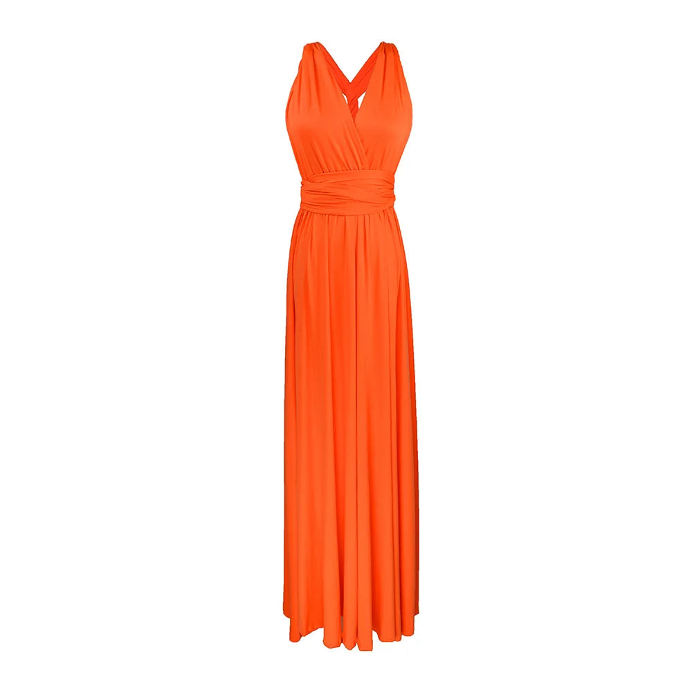 Women Long Party Dress Club Floor-Length Summer Backless Bandage Maxi Dress Multiway Bridesmaids Boho Women Dress Vestidos
