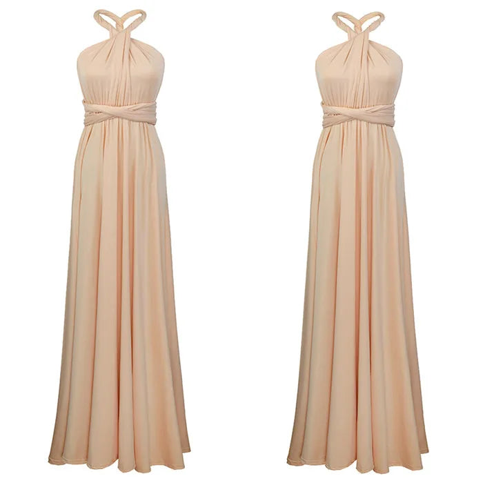 Women Long Party Dress Club Floor-Length Summer Backless Bandage Maxi Dress Multiway Bridesmaids Boho Women Dress Vestidos